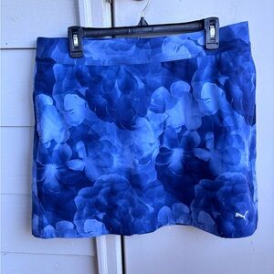 Puma Blue Golf Skirt Athletic Casual